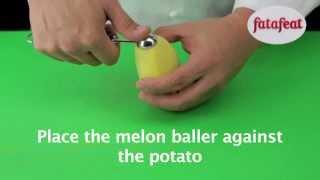 Lesson: Cutting potatoes into large balls - Fatafeat Academy - Fatafeat