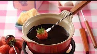 فوندو الشوكولاتة بالفواكه - الطباخ الصغير - فتافيت